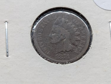 1874 Indian Head Cent
