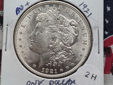 1921 Silver Morgan Dollar - Better Grade! - Last Year!!