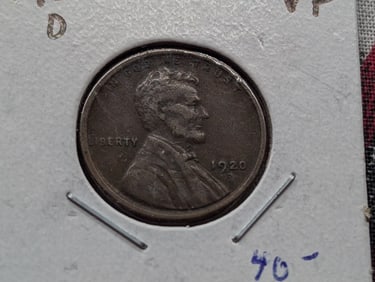1920-D Lincoln Wheat Cent