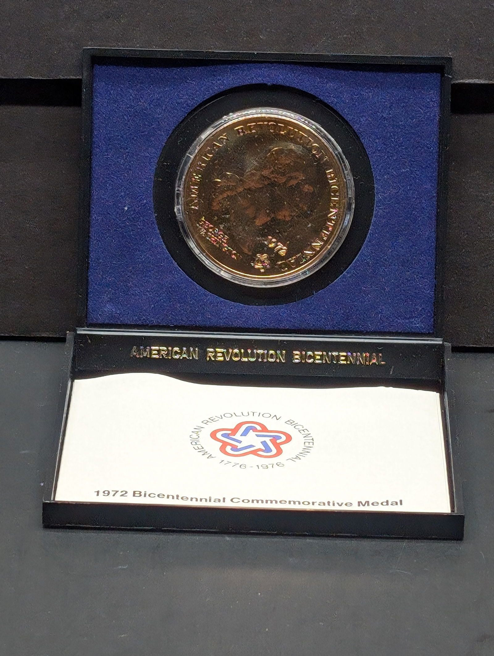 1972 Bicentennial Commemorative Medal, Houdon Bust Of George Washington: 1972 Bicentennial Commemorative Medal, Houdon Bust Of George Washington