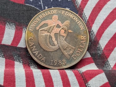 1983 50% Silver Canada Dollar. CH UNC.