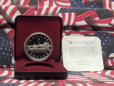 1984 Canada Toronto Commemorative 50% "Silver" Dollar