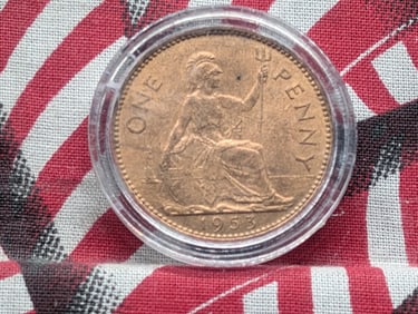 1953 Great Britain Unc Penny