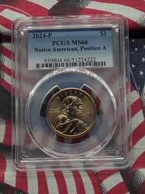 2024-P MS66 Native American Dollar, Indian Citizenship Act of 1924 (Graded by PCGS)