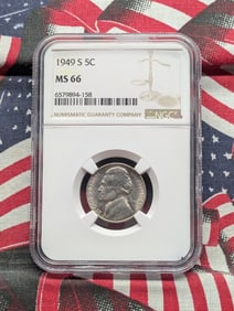1949-S Jefferson Nickel MS 66