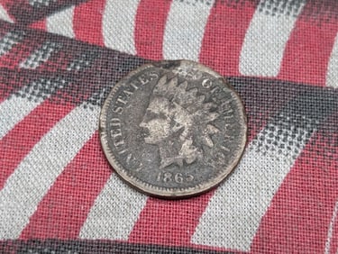 1865 Indian Head Cent. Tough Date