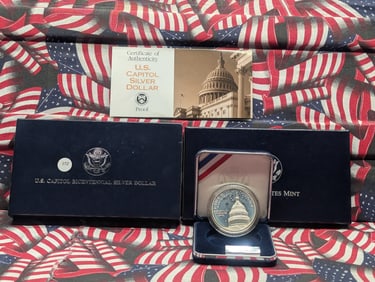 1994-S U.S. Capitol Commemorative "Silver Proof" Dollar