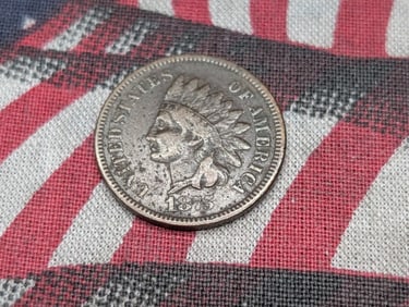 1875 Indian Head Cent. Semi Key