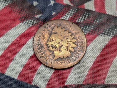 1878 Indian Head Cent. Semi Key