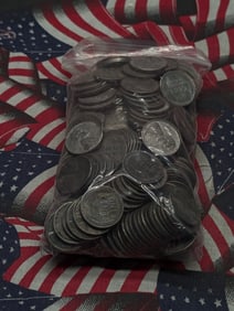 1943 P,D, & S Lincoln Wheat Cents, Approx. 250 Coins