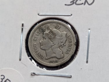 1873 US 3 Cent Nickel