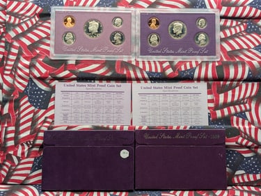 1988-S & 1989-S Proof Sets w/original Packaging! - (10 Coins)