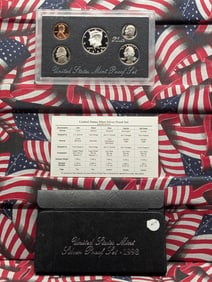 1998-S Silver Proof Set - Lower Mintage!