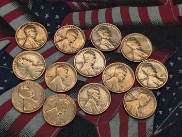 13, Teens, Lincoln Wheat Cents