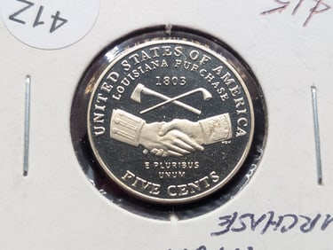 2004-S "Proof" Louisiana Purchase Jefferson Nickel