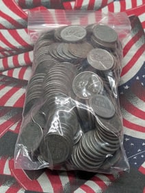 1943 P,D, & S Lincoln Wheat Cents, Approx. 250 Coins