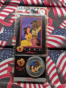 Disney's-BEAUTY AND THE BEAST, 1991-Harder to Find, Brand new in Plastic Case, Great gift!