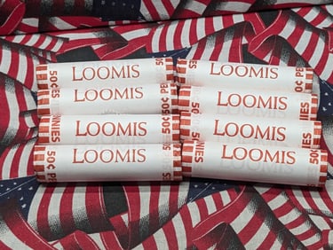 (8) 2025-P Unopened Rolls Of Lincoln Shield Cents