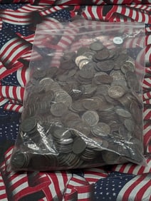 1943 Lincoln Wheat Cents, Approx. 500 Coins