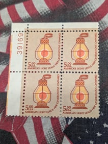 Envelope of Valuable Plate Block Stamps Scott# 1612