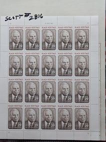 Sleeve of (2) Mint U.S. Postage Sheets All MOGNH
