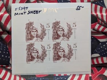 2018 Mint Sheet of U.S. Postage Scott# 5297
