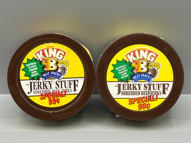 Lot of 1990s King B Beef Jerky Baseball Cards - Ken Griffey Jr