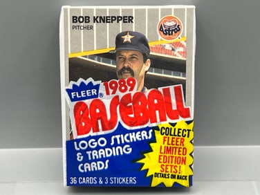 1989 Fleer Baseball Factory Sealed Cello Pack - Possible Ken Griffey Jr. RC & Ripken FF Error