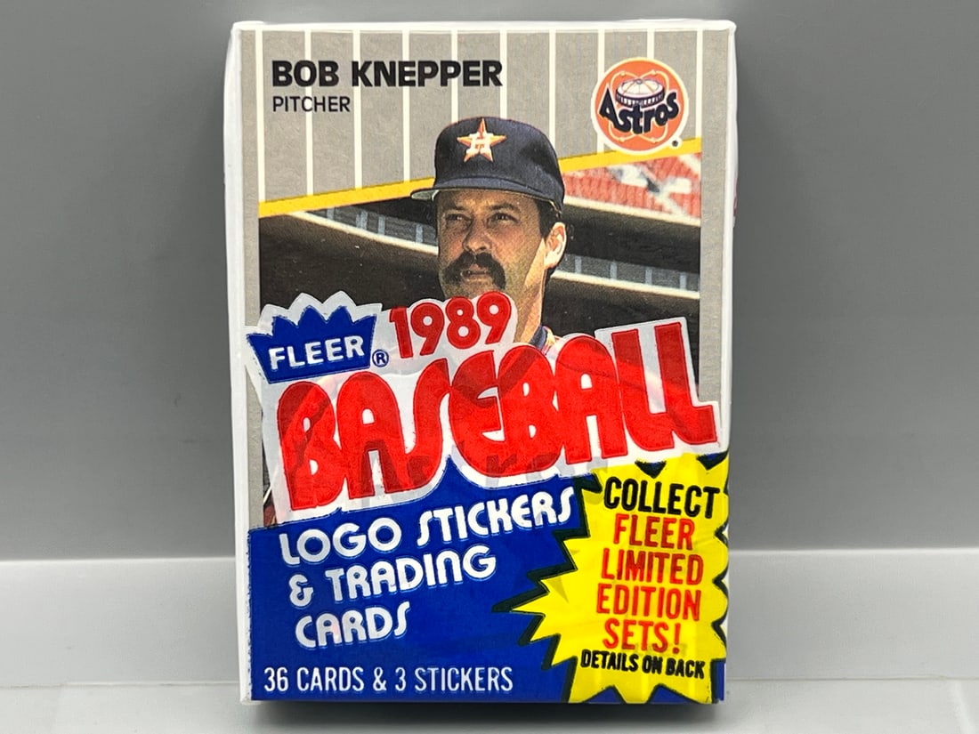 1989 Fleer Baseball Factory Sealed Cello Pack - Possible Ken Griffey Jr. RC & Ripken FF Error (1 of 2)