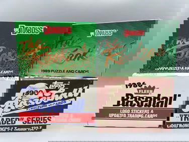 1986 Fleer Update, 1989 Donruss Rookies, 1990 Donruss Rookies, & 1990 Topps Traded Baseball Sets -