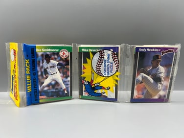 1989 Donruss Baseball Factory Sealed Rack Pack - Possible Ken Griffey Jr. RC