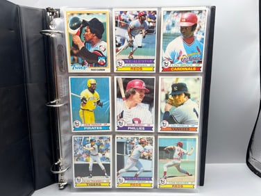 Binder of Baseball Cards - Stars & Hall of Famers