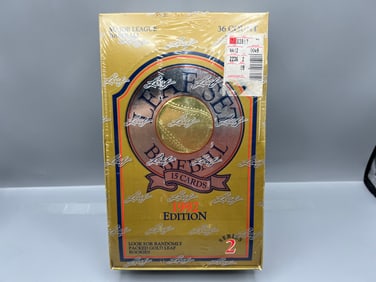 1992 Leaf Series Two Baseball Factory Sealed Wax Box