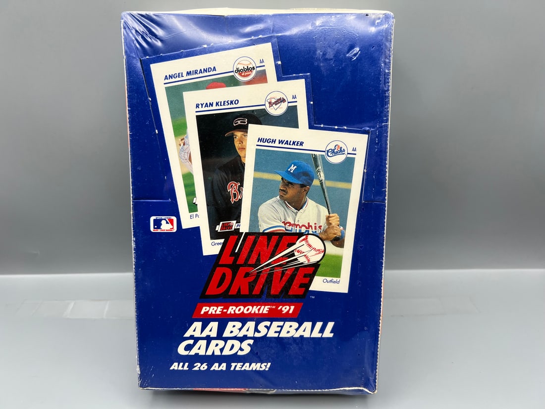 1991 Line Drive Minor League AA Baseball Factory Sealed Wax Box (1 of 2)