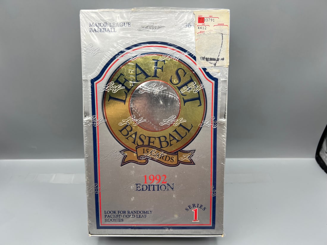 1992 Leaf Series One Baseball Factory Sealed Wax Box (1 of 2)