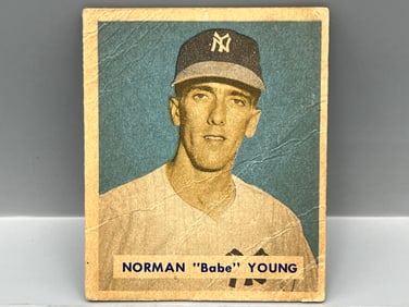 1949 Bowman Babe Young High Number #240 - Last Card In Set