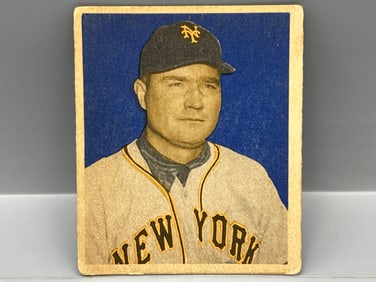 1949 Bowman Johnny Mize 2nd Year No Name On Front Variation #85