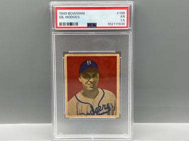 1949 Bowman Gil Hodges RC #100 PSA Fair 1.5