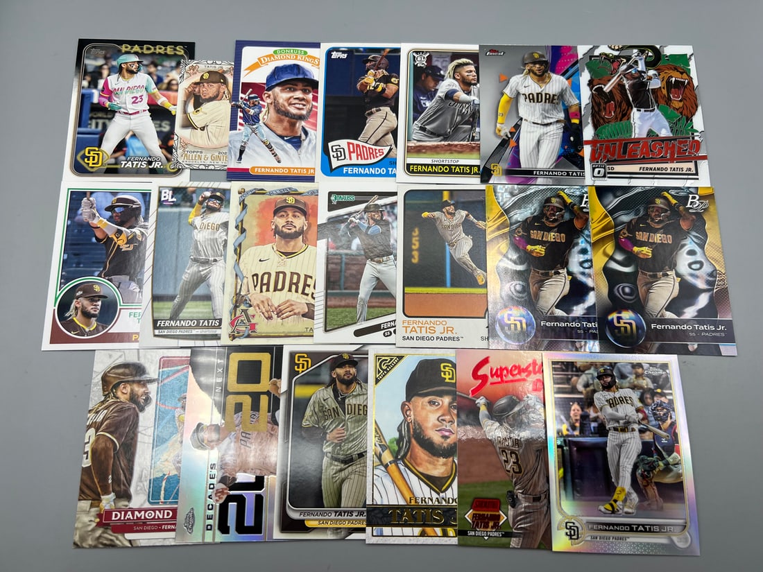 Lot of (20) Fernando Tatis Jr. Baseball Cards (1 of 5)