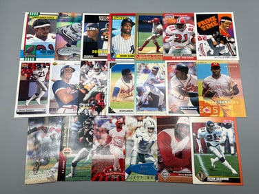 Lot of (20) Deion Sanders Multi Sport Trading Cards