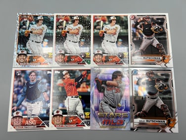 Lot of (8) Adley Rutschman Baseball Rookie Cards