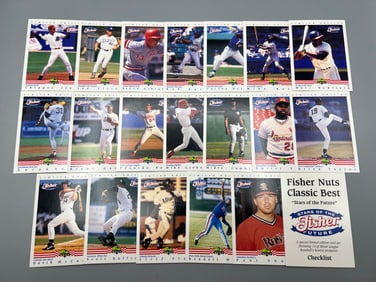 1993 Classic Best Fisher Nuts Stars of The Game Minor League Complete Set W/ Chipper Jones