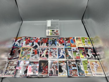Lot of (50) Shohei Ohtani Baseball Cards