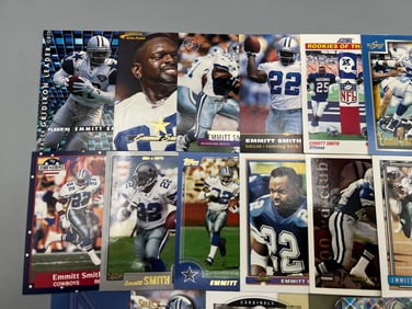 Lot of (20) Emmitt Smith Football Cards