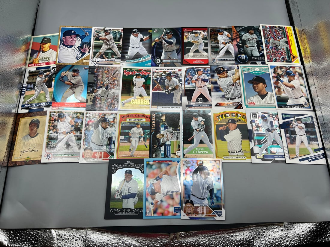 Lot of (30) Miguel Cabrera Baseball Cards (1 of 5)