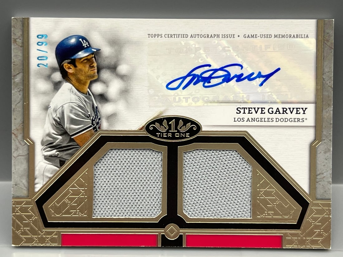 2024 Topps Tier One Steve Garvey Patch Auto #20/99 (1 of 2)