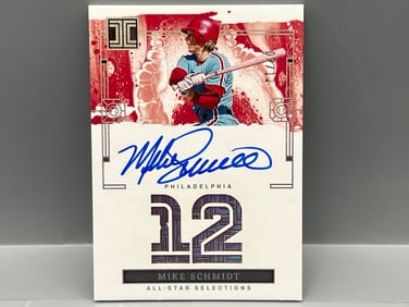 2024 Panini Impeccable Mike Schmidt On Card Auto #/12