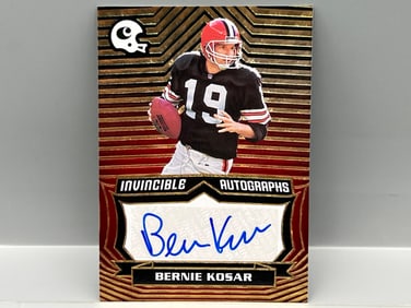 2021 Panini Chronicles Invincible Bernie Kosar Auto #/75