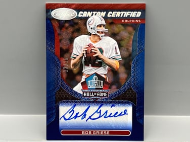 2022 Panini Certified Bob Griese Canton Certified Blue Auto #/15