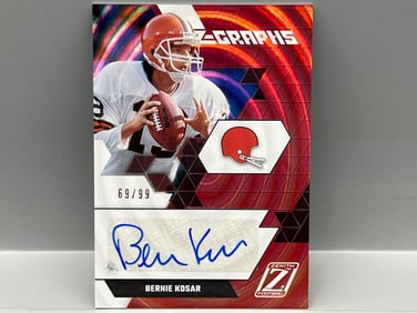 2021 Panini Zenith Bernie Kosar Z-Graphs Auto #/99